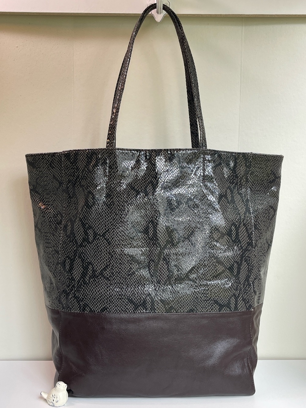 Margot Genuine Leather Shopper Tote Shoulder Bag